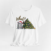 Cat with Christmas Tree T-shirt