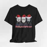 Horror Icons with Santa Hats T-shirt