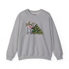Cat with Christmas Tree Sweatshirt